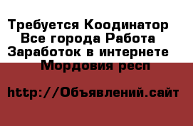 Требуется Коодинатор - Все города Работа » Заработок в интернете   . Мордовия респ.
